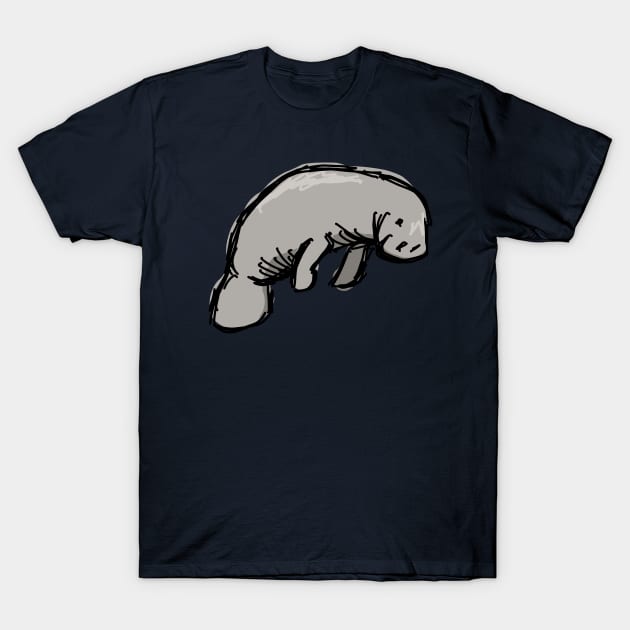 Manatee T-Shirt by SpookyMeerkat